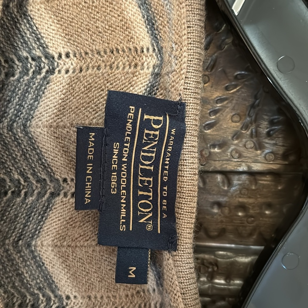 Pendleton Herringbone Wool Sweater - image 3